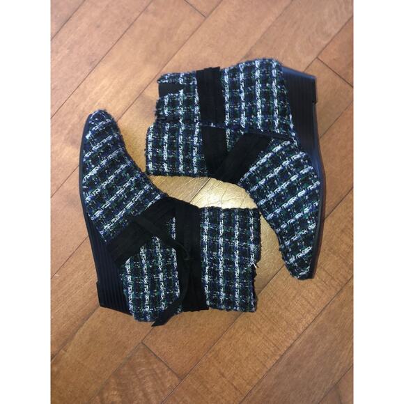 NWOT Comfortview The Kimora Tweed Bootie By Comfort View size 10.5 - Picture 6 of 12